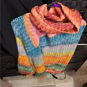 Multicolor Knit Women's Sweater